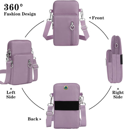 Small Crossbody Bags for Women Travel Pouch Shoulder Bag Cell Phone Purse with Adjustable Strap