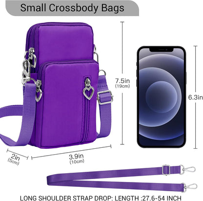 Small Crossbody Bags for Women Travel Pouch Shoulder Bag Cell Phone Purse with Adjustable Strap