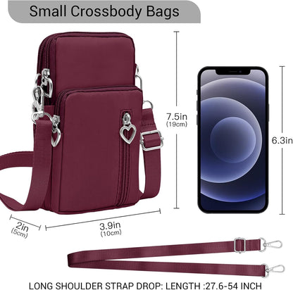 Small Crossbody Bags for Women Travel Pouch Shoulder Bag Cell Phone Purse with Adjustable Strap