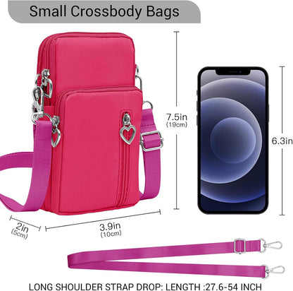 Small Crossbody Bags for Women Travel Pouch Shoulder Bag Cell Phone Purse with Adjustable Strap