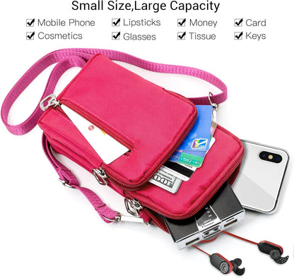 Small Crossbody Bags for Women Travel Pouch Shoulder Bag Cell Phone Purse with Adjustable Strap