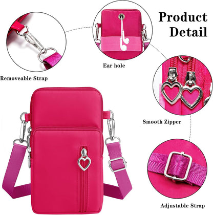 Small Crossbody Bags for Women Travel Pouch Shoulder Bag Cell Phone Purse with Adjustable Strap