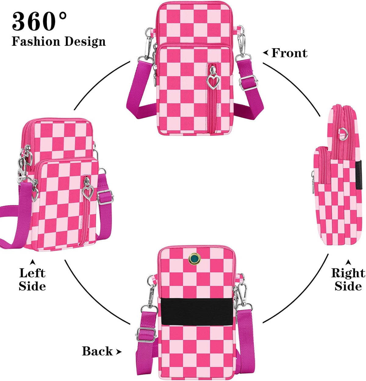 Small Crossbody Bags for Women Travel Pouch Shoulder Bag Cell Phone Purse with Adjustable Strap
