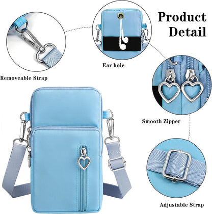 Small Crossbody Bags for Women Travel Pouch Shoulder Bag Cell Phone Purse with Adjustable Strap