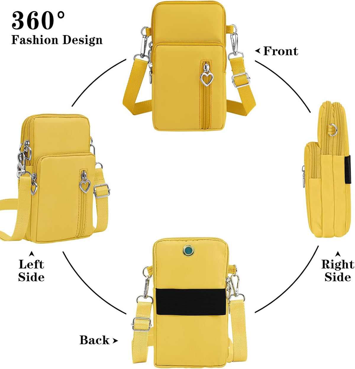 Small Crossbody Bags for Women Travel Pouch Shoulder Bag Cell Phone Purse with Adjustable Strap