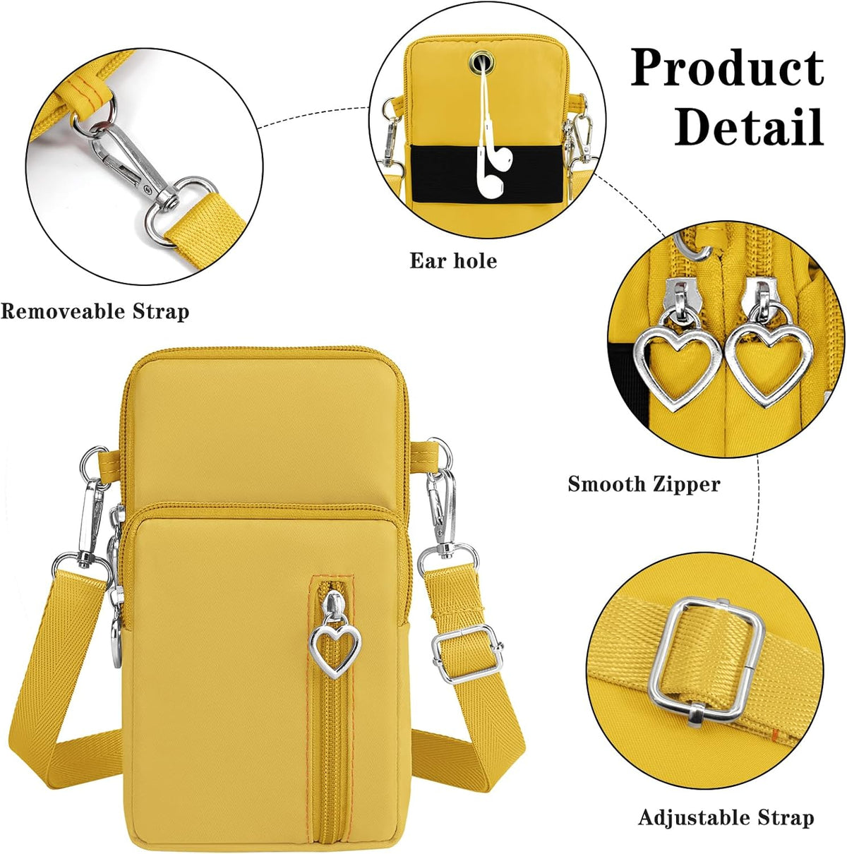 Small Crossbody Bags for Women Travel Pouch Shoulder Bag Cell Phone Purse with Adjustable Strap