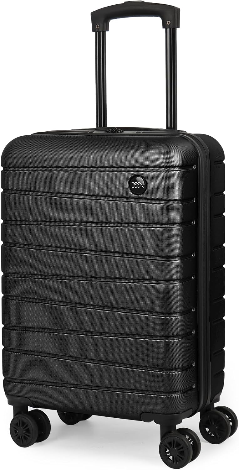 Luggage Sets 2 Piece（16in/30in）ABS Hard Shell Suitcase with Spinner Wheels and NO LOCK,Scratch-Resistant Surface,Lightweight Durable Rolling Suitcase for Men/Women（Rose Gold,16in/30in)