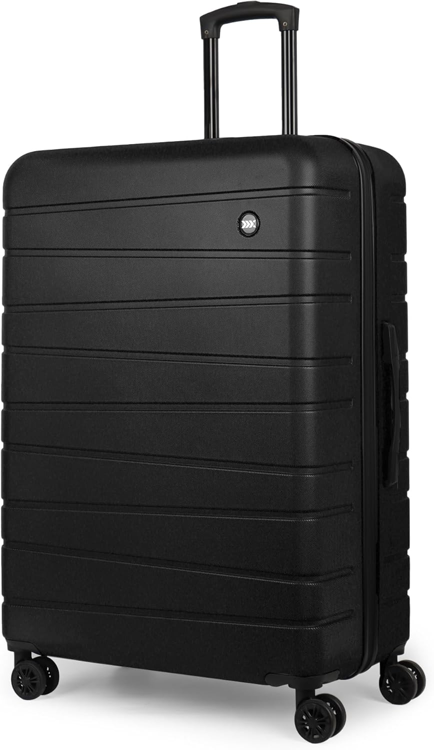 Luggage Sets 2 Piece（16in/30in）ABS Hard Shell Suitcase with Spinner Wheels and NO LOCK,Scratch-Resistant Surface,Lightweight Durable Rolling Suitcase for Men/Women（Rose Gold,16in/30in)