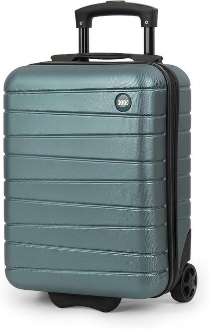 Luggage Sets 2 Piece（16in/30in）ABS Hard Shell Suitcase with Spinner Wheels and NO LOCK,Scratch-Resistant Surface,Lightweight Durable Rolling Suitcase for Men/Women（Rose Gold,16in/30in)