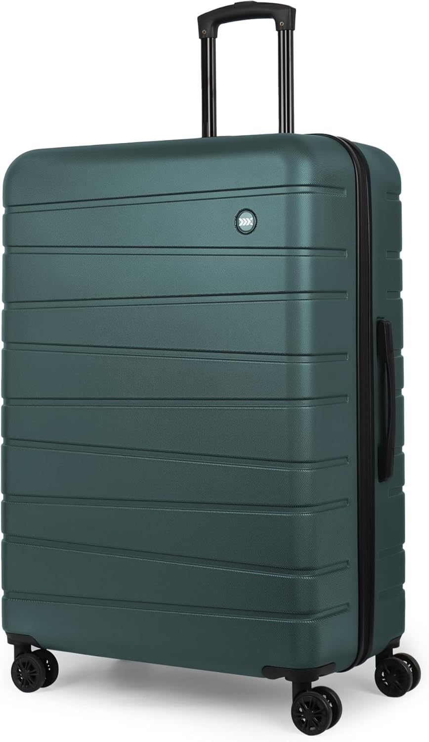 Luggage Sets 2 Piece（16in/30in）ABS Hard Shell Suitcase with Spinner Wheels and NO LOCK,Scratch-Resistant Surface,Lightweight Durable Rolling Suitcase for Men/Women（Rose Gold,16in/30in)