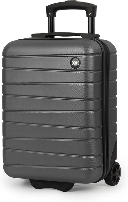 Luggage Sets 2 Piece（16in/30in）ABS Hard Shell Suitcase with Spinner Wheels and NO LOCK,Scratch-Resistant Surface,Lightweight Durable Rolling Suitcase for Men/Women（Rose Gold,16in/30in)