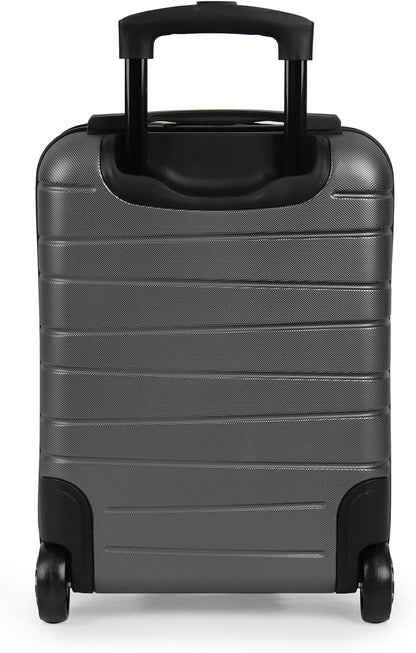 Luggage Sets 2 Piece（16in/30in）ABS Hard Shell Suitcase with Spinner Wheels and NO LOCK,Scratch-Resistant Surface,Lightweight Durable Rolling Suitcase for Men/Women（Rose Gold,16in/30in)