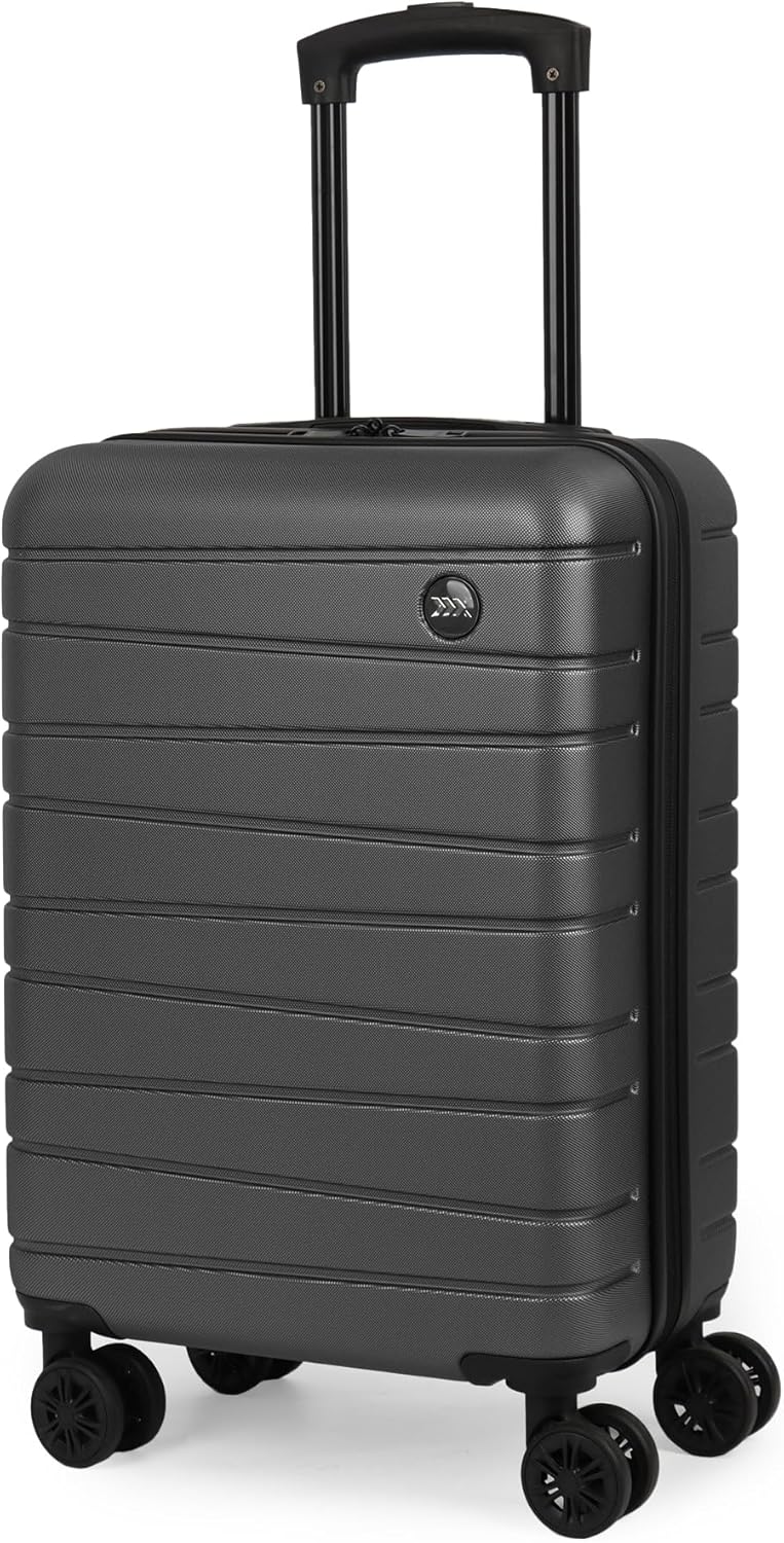Luggage Sets 2 Piece（16in/30in）ABS Hard Shell Suitcase with Spinner Wheels and NO LOCK,Scratch-Resistant Surface,Lightweight Durable Rolling Suitcase for Men/Women（Rose Gold,16in/30in)