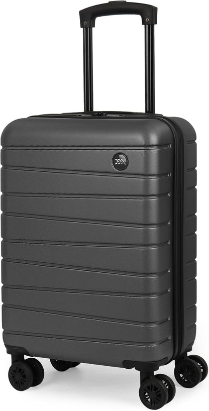 Luggage Sets 2 Piece（16in/30in）ABS Hard Shell Suitcase with Spinner Wheels and NO LOCK,Scratch-Resistant Surface,Lightweight Durable Rolling Suitcase for Men/Women（Rose Gold,16in/30in)