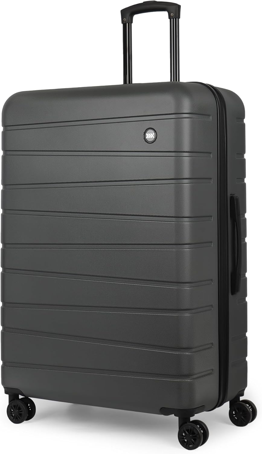 Luggage Sets 2 Piece（16in/30in）ABS Hard Shell Suitcase with Spinner Wheels and NO LOCK,Scratch-Resistant Surface,Lightweight Durable Rolling Suitcase for Men/Women（Rose Gold,16in/30in)