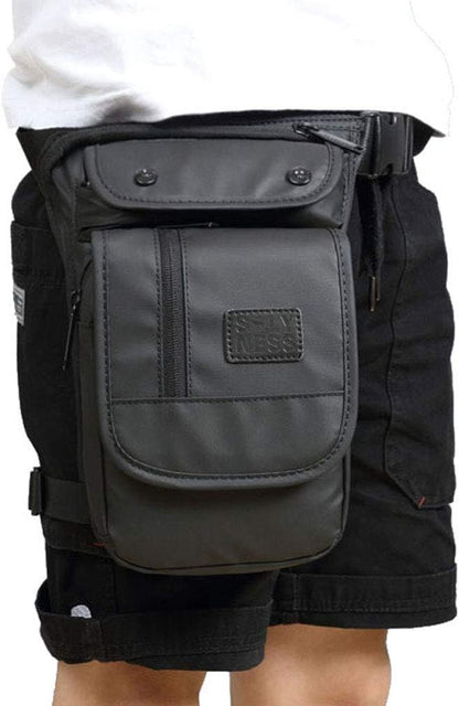 Oxford Hiking Waist Pack Motorcycle Drop Leg Bag for Men Women Bike Riding Cycling Tactical Thigh Fanny Pouch Outdoor Travel Fishing Camping Casual Daypack