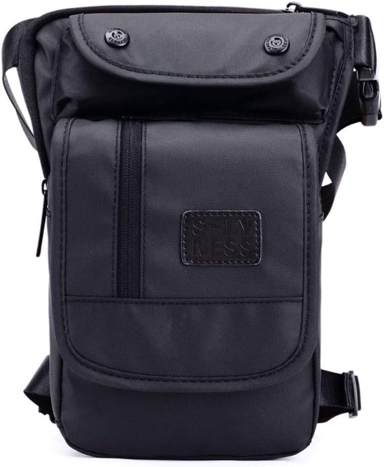 Oxford Hiking Waist Pack Motorcycle Drop Leg Bag for Men Women Bike Riding Cycling Tactical Thigh Fanny Pouch Outdoor Travel Fishing Camping Casual Daypack
