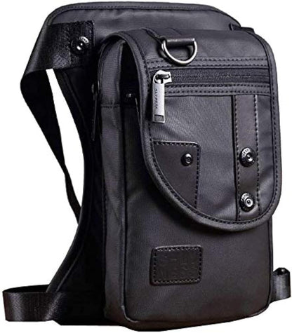 Oxford Hiking Waist Pack Motorcycle Drop Leg Bag for Men Women Bike Riding Cycling Tactical Thigh Fanny Pouch Outdoor Travel Fishing Camping Casual Daypack