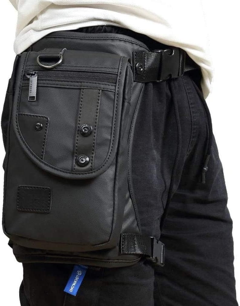 Oxford Hiking Waist Pack Motorcycle Drop Leg Bag for Men Women Bike Riding Cycling Tactical Thigh Fanny Pouch Outdoor Travel Fishing Camping Casual Daypack