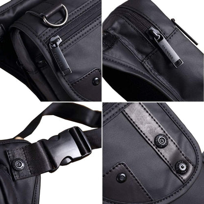 Oxford Hiking Waist Pack Motorcycle Drop Leg Bag for Men Women Bike Riding Cycling Tactical Thigh Fanny Pouch Outdoor Travel Fishing Camping Casual Daypack