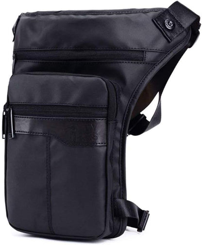 Oxford Hiking Waist Pack Motorcycle Drop Leg Bag for Men Women Bike Riding Cycling Tactical Thigh Fanny Pouch Outdoor Travel Fishing Camping Casual Daypack