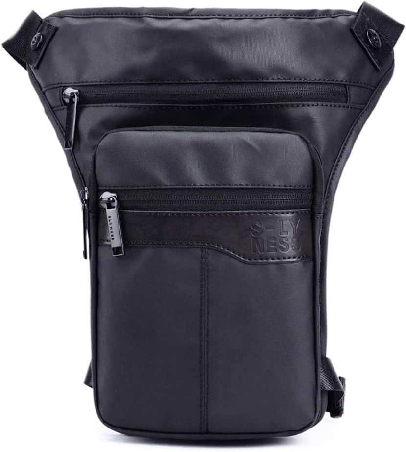 Oxford Hiking Waist Pack Motorcycle Drop Leg Bag for Men Women Bike Riding Cycling Tactical Thigh Fanny Pouch Outdoor Travel Fishing Camping Casual Daypack