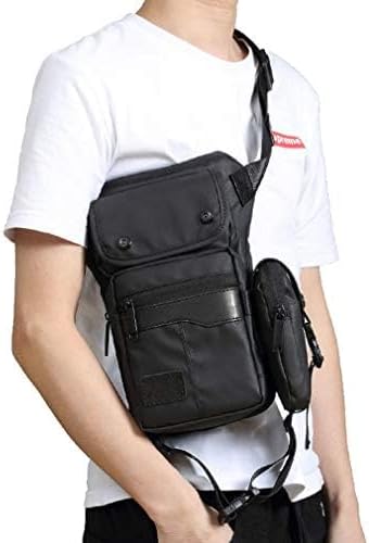 Oxford Hiking Waist Pack Motorcycle Drop Leg Bag for Men Women Bike Riding Cycling Tactical Thigh Fanny Pouch Outdoor Travel Fishing Camping Casual Daypack