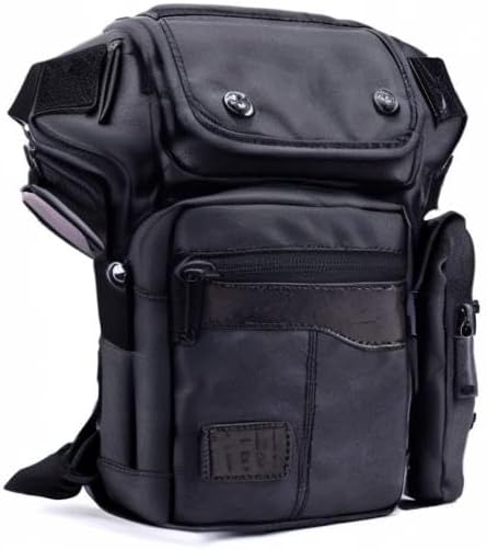 Oxford Hiking Waist Pack Motorcycle Drop Leg Bag for Men Women Bike Riding Cycling Tactical Thigh Fanny Pouch Outdoor Travel Fishing Camping Casual Daypack