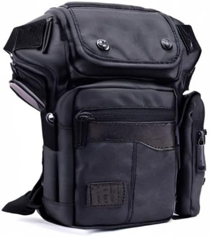 Oxford Hiking Waist Pack Motorcycle Drop Leg Bag for Men Women Bike Riding Cycling Tactical Thigh Fanny Pouch Outdoor Travel Fishing Camping Casual Daypack