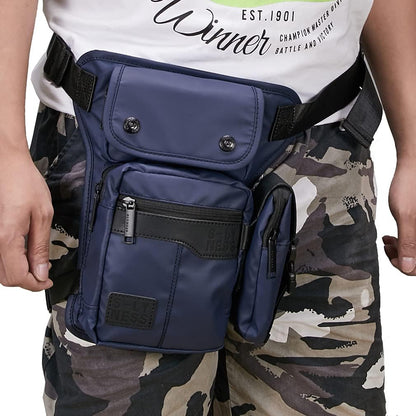 Oxford Hiking Waist Pack Motorcycle Drop Leg Bag for Men Women Bike Riding Cycling Tactical Thigh Fanny Pouch Outdoor Travel Fishing Camping Casual Daypack
