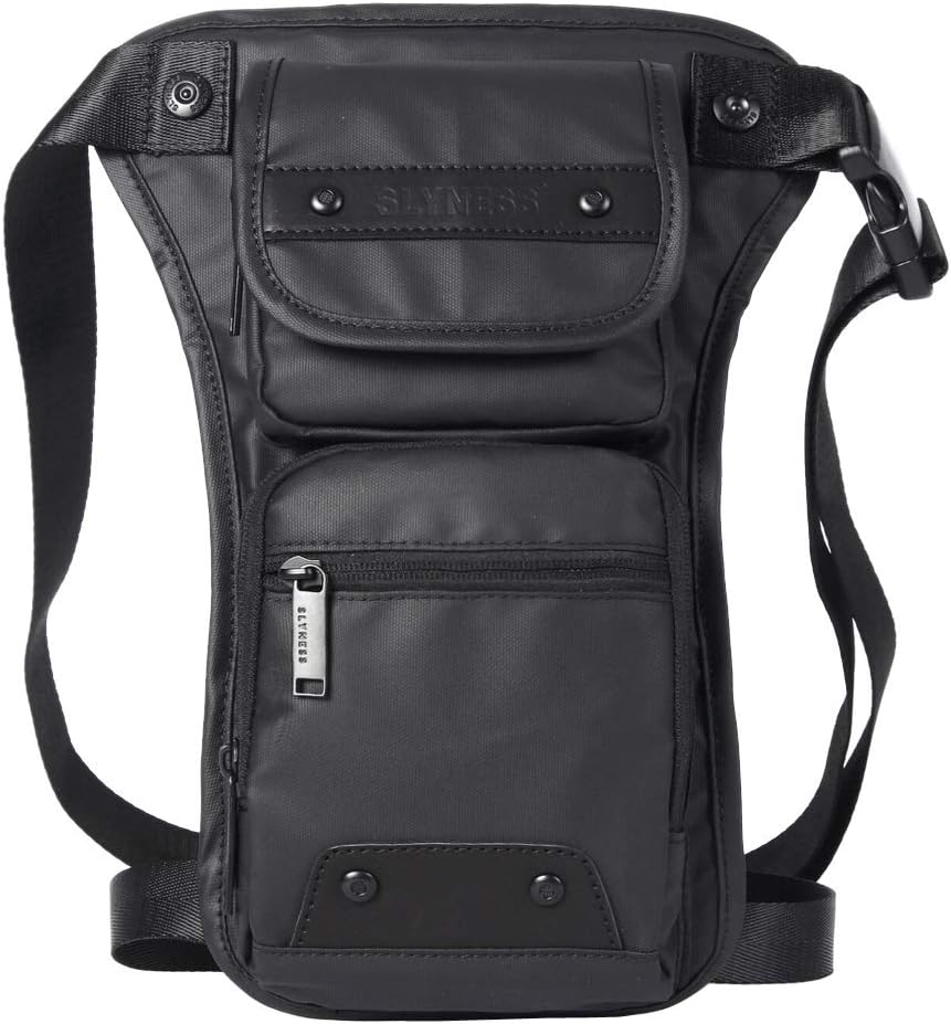 Oxford Hiking Waist Pack Motorcycle Drop Leg Bag for Men Women Bike Riding Cycling Tactical Thigh Fanny Pouch Outdoor Travel Fishing Camping Casual Daypack