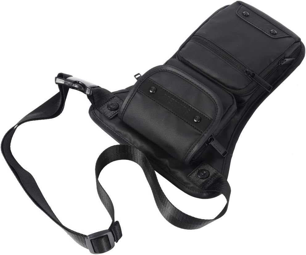 Oxford Hiking Waist Pack Motorcycle Drop Leg Bag for Men Women Bike Riding Cycling Tactical Thigh Fanny Pouch Outdoor Travel Fishing Camping Casual Daypack