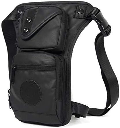 Oxford Hiking Waist Pack Motorcycle Drop Leg Bag for Men Women Bike Riding Cycling Tactical Thigh Fanny Pouch Outdoor Travel Fishing Camping Casual Daypack