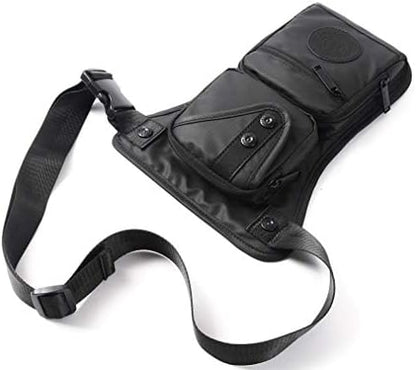 Oxford Hiking Waist Pack Motorcycle Drop Leg Bag for Men Women Bike Riding Cycling Tactical Thigh Fanny Pouch Outdoor Travel Fishing Camping Casual Daypack