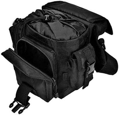 Oxford Hiking Waist Pack Motorcycle Drop Leg Bag for Men Women Bike Riding Cycling Tactical Thigh Fanny Pouch Outdoor Travel Fishing Camping Casual Daypack