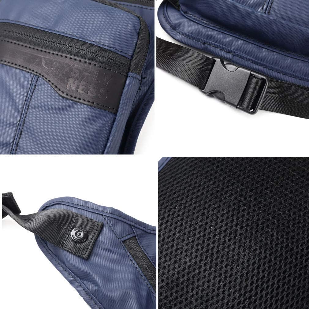 Oxford Hiking Waist Pack Motorcycle Drop Leg Bag for Men Women Bike Riding Cycling Tactical Thigh Fanny Pouch Outdoor Travel Fishing Camping Casual Daypack