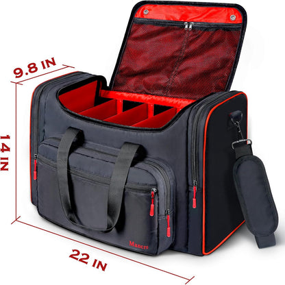 Padded Sneaker Bag, Sneakerhead Gifts, Shoe Travel Bags Fit 4 Pairs | Come with Insulated Pocket and Shoulder Strap, Multi-functional Sports Gym Duffle for Basketball, Shoes, Cloth