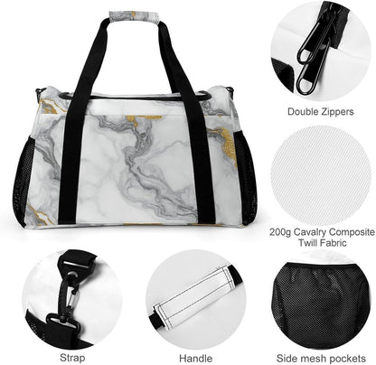 Travel and Gym Bag Duffel Easy Access Design Sports Weekender Overnight Carry On