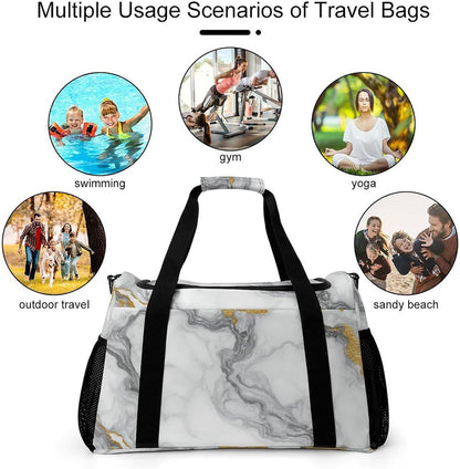 Travel and Gym Bag Duffel Easy Access Design Sports Weekender Overnight Carry On
