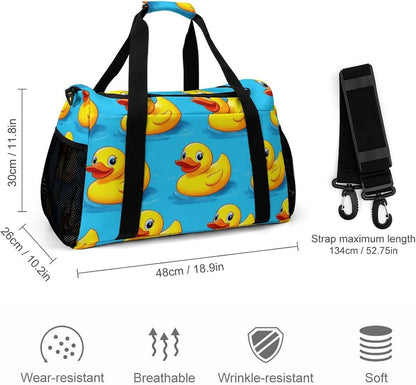 Travel and Gym Bag Duffel Easy Access Design Sports Weekender Overnight Carry On