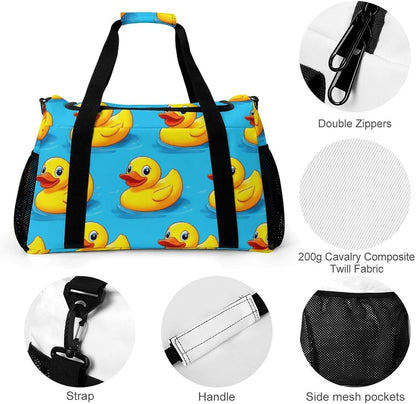 Travel and Gym Bag Duffel Easy Access Design Sports Weekender Overnight Carry On