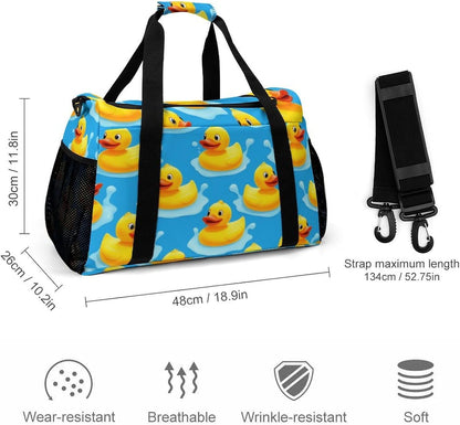 Travel and Gym Bag Duffel Easy Access Design Sports Weekender Overnight Carry On