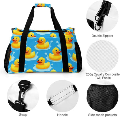 Travel and Gym Bag Duffel Easy Access Design Sports Weekender Overnight Carry On