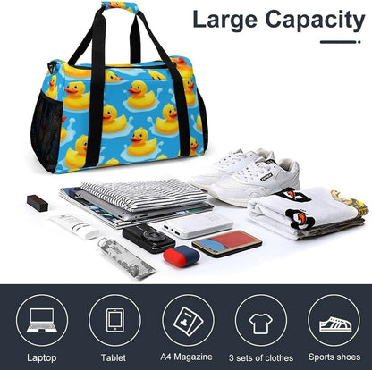 Travel and Gym Bag Duffel Easy Access Design Sports Weekender Overnight Carry On