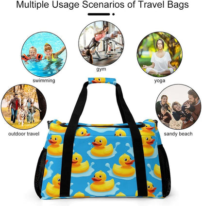 Travel and Gym Bag Duffel Easy Access Design Sports Weekender Overnight Carry On