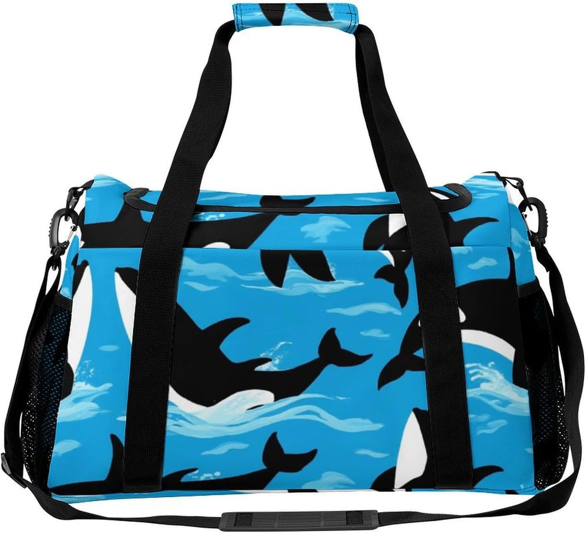 Travel and Gym Bag Duffel Easy Access Design Sports Weekender Overnight Carry On