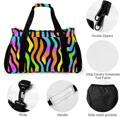 Travel and Gym Bag Duffel Easy Access Design Sports Weekender Overnight Carry On