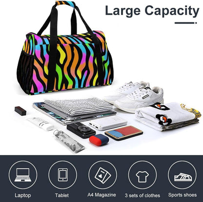 Travel and Gym Bag Duffel Easy Access Design Sports Weekender Overnight Carry On