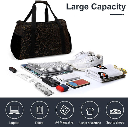 Travel and Gym Bag Duffel Easy Access Design Sports Weekender Overnight Carry On