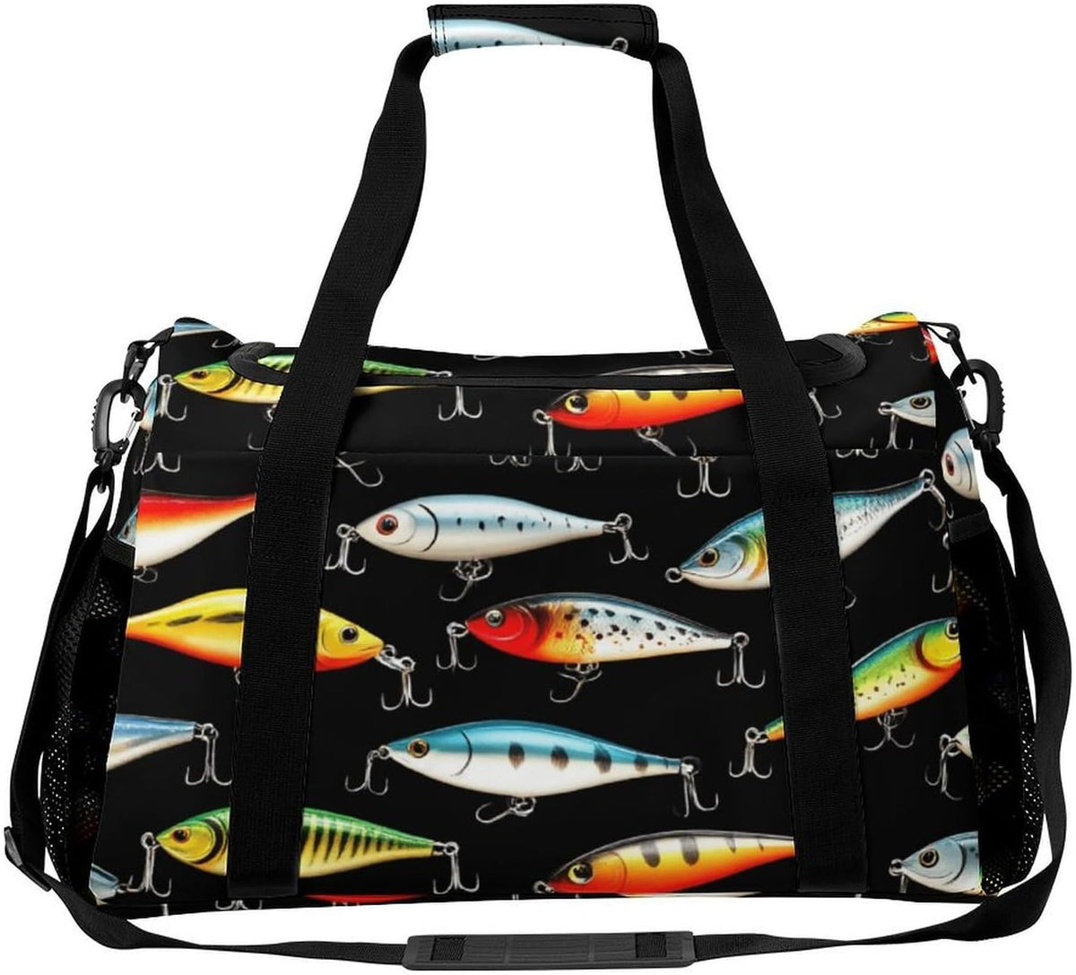 Travel and Gym Bag Duffel Easy Access Design Sports Weekender Overnight Carry On